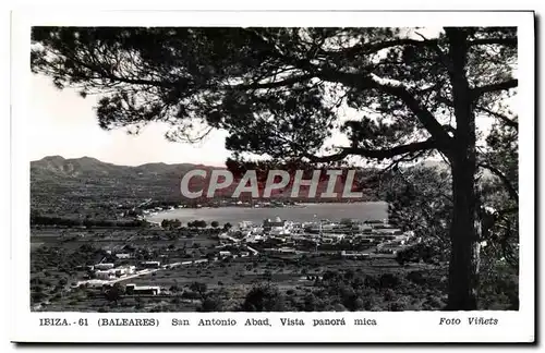 Moderne Karte lbiza San Antonio Abad Vista panora mica