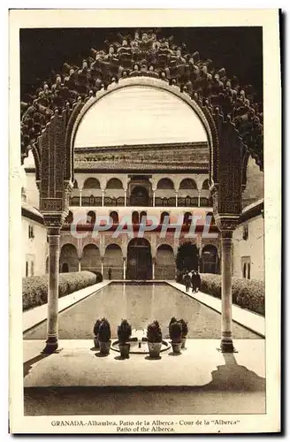 Cartes postales Granada Alhambra Patio de la Alberca