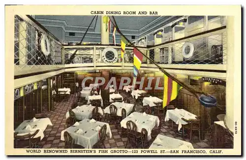 Cartes postales World Renowned Bernstein&#39s Fish Grotto Powell St San Francisco Calif