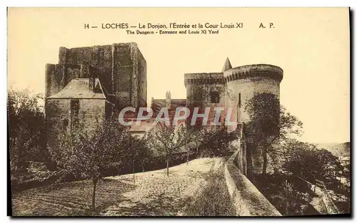 Cartes postales Loches Le Donjon