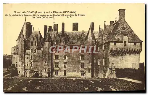 Cartes postales Langeais Le Chateau