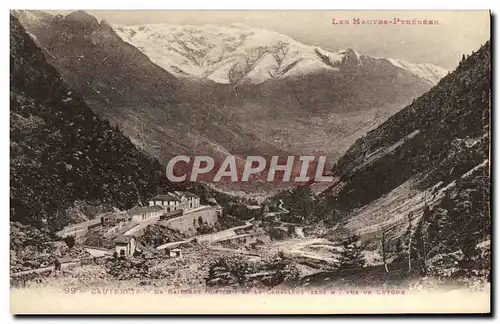 Cartes postales Cauterets La Raillere et le Cabaliros vus du Lutour