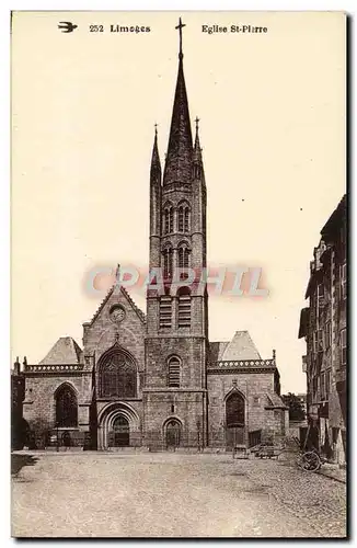 Cartes postales Limoges Eglise St Plarre