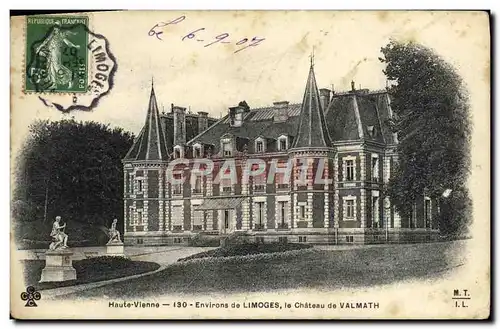 Cartes postales Environs de Limoges le Chateau de Valmath