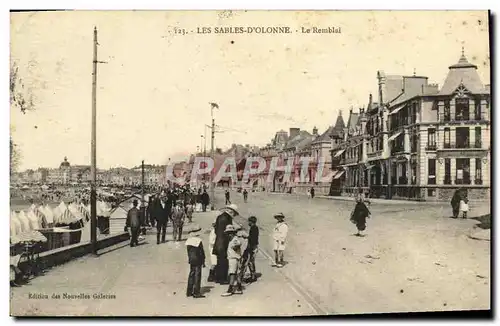 Cartes postales Les Sables D&#39Olonne Le Remblai