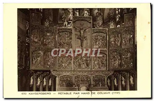 Cartes postales Kaysersberg Retable par Hans de Colmar