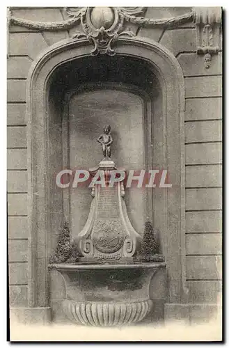 Cartes postales Bruxelles Manneken Pis