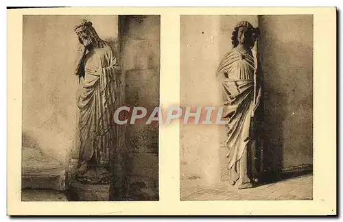 Cartes postales Musee des Unterlinden a Colmar Le Christ et l'ange de l'annonciation