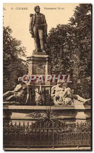 Cartes postales Colmar Monument Bruat