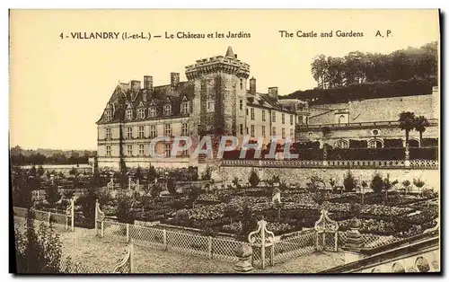 Cartes postales Villandry Le Chateau et les Jardins