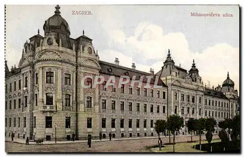 Cartes postales Zagreb Mihanoviceva ulica