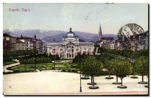 Cartes postales Zagreb Trg l