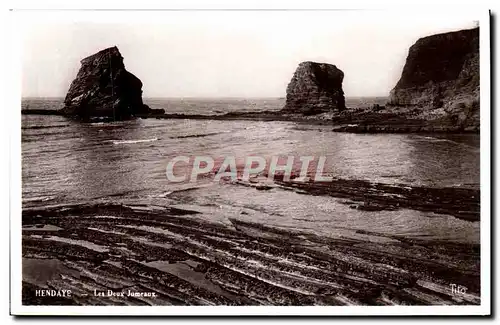 Ansichtskarte AK Hendaye Les Deux Jumeaux