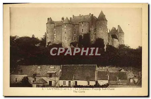 Cartes postales Luynes Le Chateau Facade Sud Ouest