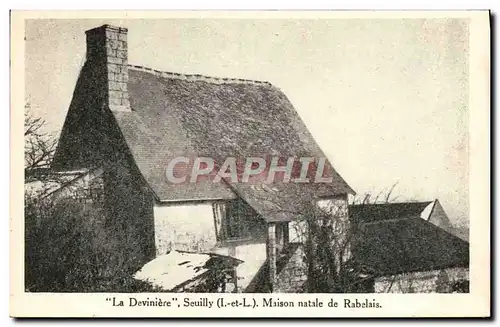 Cartes postales La Deviniere Seuilly Maison Natale De Rabelais