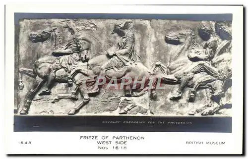 Cartes postales Frieze Of Parthenon West Side British Museum