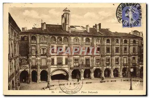 Cartes postales Montauban Place Nationale