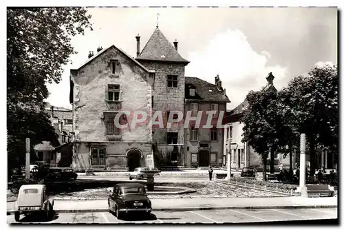 Cartes postales moderne Sourire Des Alpes De Savoie Aix Les Bains La Place De l&#39Hotel De Ville Et La Mairie