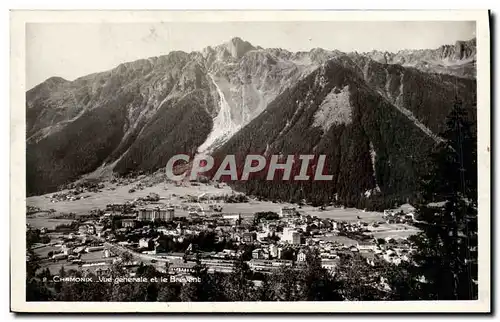 Ansichtskarte AK Chamonix Vue generale Et Le Brevent