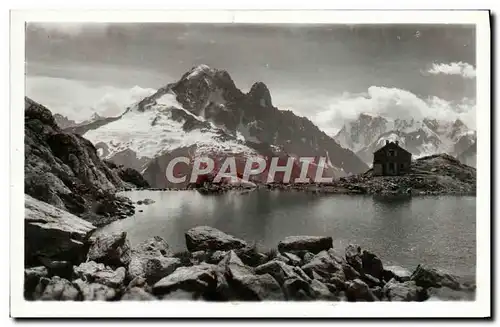 Cartes postales Chamonix Le Lac Blanc Et l&#39Aiguille verte