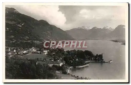 Cartes postales Lac d&#39Annecy Talloires Vue generale