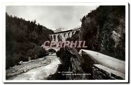 Ansichtskarte AK Chamonix Le Viaduc Et Le Pont St Marie