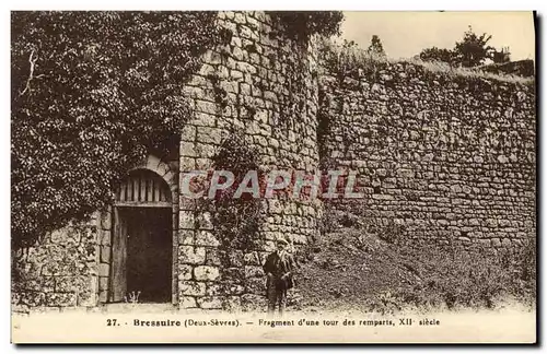 Cartes postales Bressuire Fragment D&#39Une Tour des remaprts