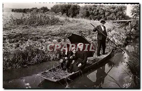 Cartes postales moderne Costumes Maraichins Ole Va Pas Be Vite Mais L&#39Avaie Tojours Folklore