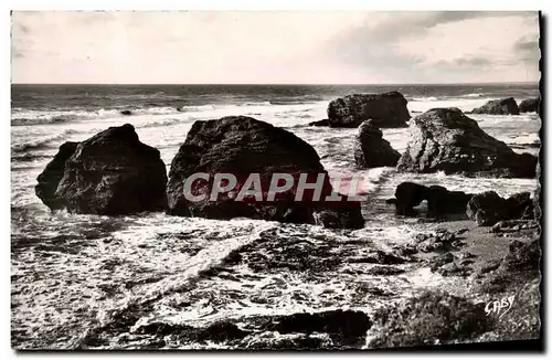 Cartes postales moderne La Grande Cote Sion Sur L&#39Ocean La Cote sauvage Les rochers