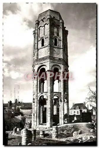 Moderne Karte Charroux Restes De l&#39Ancienne Abbaye