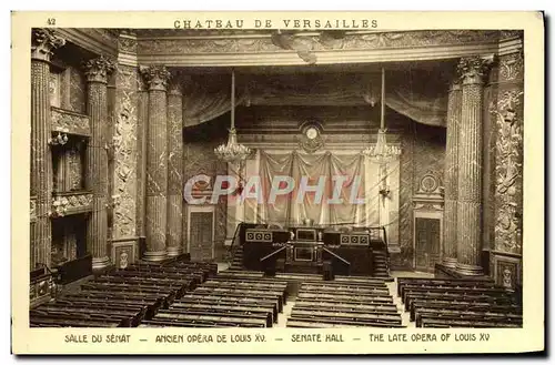 Ansichtskarte AK Chateau De Versailles Salle DuSenat Ancien opera de louis XV