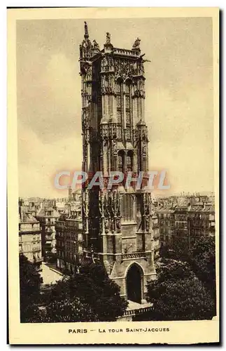 Cartes postales Paris La Tour Saint Jacques