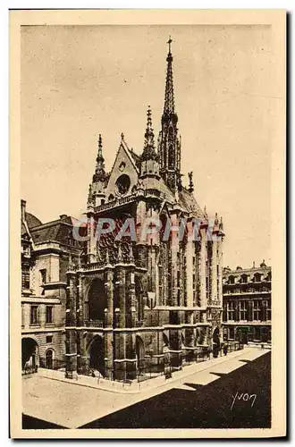 Ansichtskarte AK Paris En Flanant La Sainte Chapelle