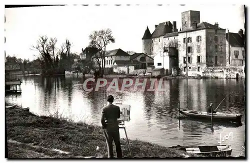 Cartes postales moderne Nemours Les Rives Du Loing Et Le Chateau