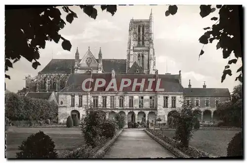 Cartes postales moderne Meaux Le Musee Et la Cathedrale vus du jardin Bossuet