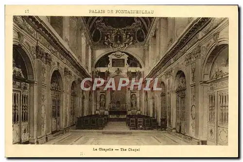 Ansichtskarte AK Palais De Fontainebleau La Chapelle