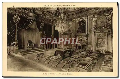 Cartes postales Palais De Fontainebleau Salle Du Trone