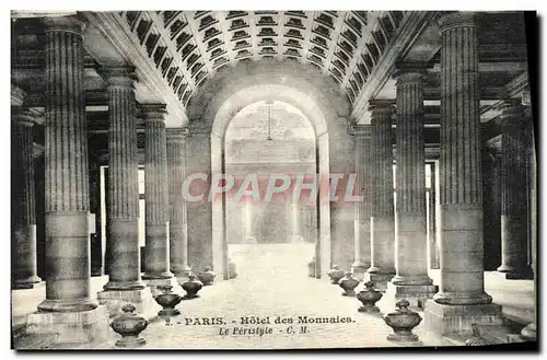 Cartes postales Paris Hotel Des Monnaies Le Peristyle