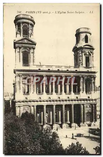 Cartes postales Paris L&#39Eglise Saint Sulpice