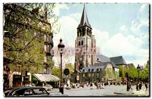 Moderne Karte Paris Eglise Saint Germain Des Pres