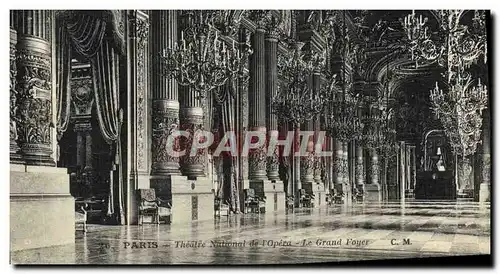 Cartes postales Paris Theatre National De l&#39Opera Le Grand Foyer