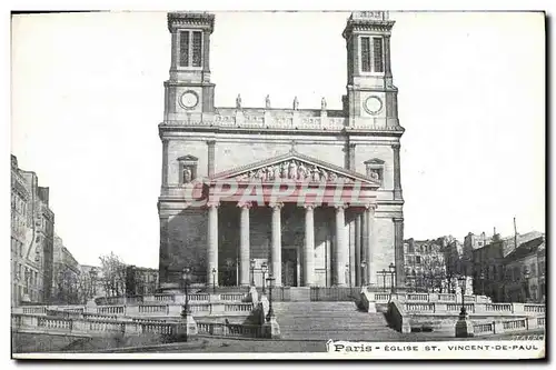 Ansichtskarte AK Paris Eglise St Vincent De Paul