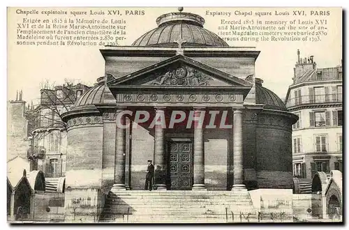 Cartes postales Paris Chapelle Expiatoire Square Louis XVI