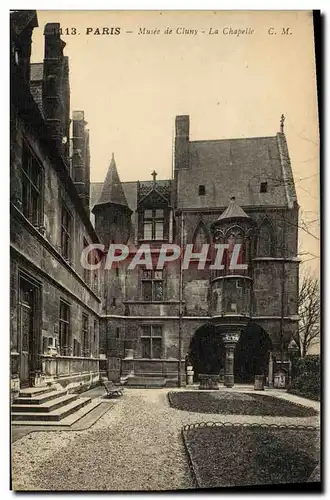 Cartes postales Paris Musee De Cluny La Chapelle