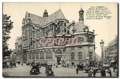 Cartes postales Paris Eglise St Eustache Vierge De Pigalle