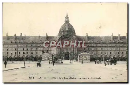 Cartes postales Paris Hotel Des Invalides Entree Principale