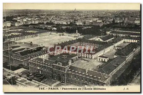 Cartes postales Paris Panorama De l&#39Ecole Militaire