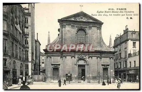 Cartes postales Paris Eglise Notre Dame Des Victoires