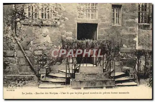 Cartes postales Paris Escalier des martyrs