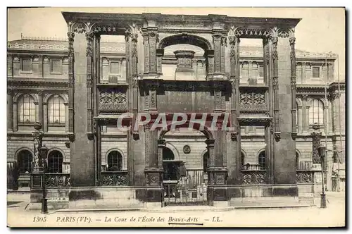 Cartes postales Paris La Cour de L&#39Ecole des Beaux Arts